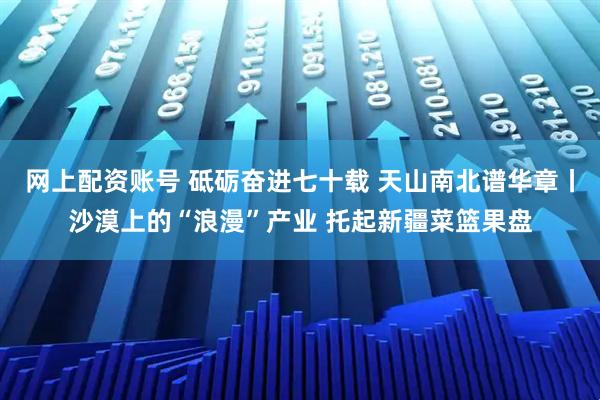 网上配资账号 砥砺奋进七十载&#32;天山南北谱华章丨沙漠上的“浪漫”产业&#32;托起新疆菜篮果盘